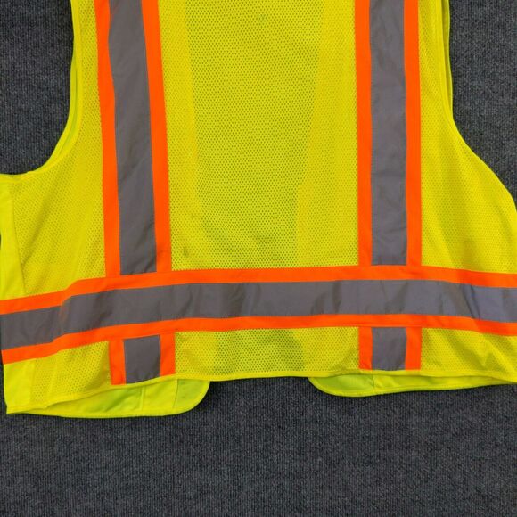 Radians Class 2 Level 2 Reflective Vest Mens Size 2X Green SV6G - Picture 11 of 13